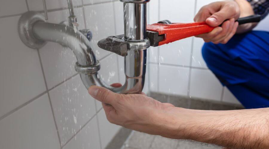 Electric tankless water heater installation in Brockton, MT